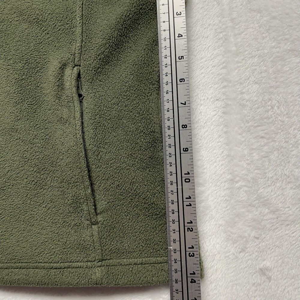 Columbia Benton Springs Fleece Vest Women’s Mock Neck Full Zip Forest Green Lg - Picture 5 of 12